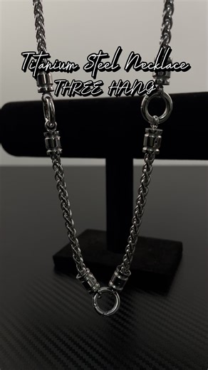 Stylish Titanium Amulet Necklace for Everyday Wear