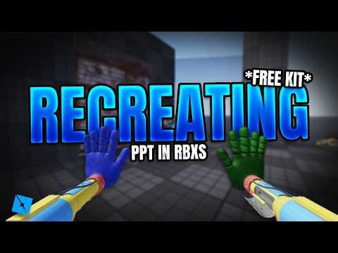 I RECREATED Poppy Playtime Kit In ROBLOX STUDIO [FREE]! PART 1 #robloxstudio #poppyplaytime