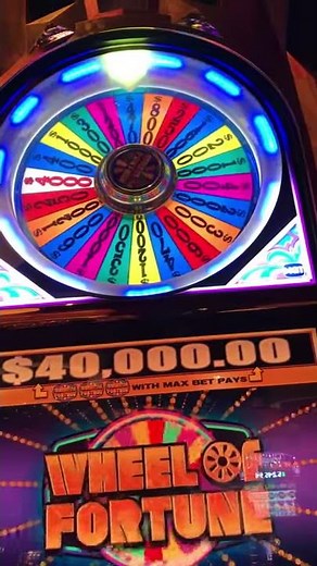 High Limit Slot Machine Live Play - Wheel of Fortune Machine with Bonus Spin