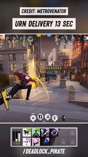 Doorman setup for 13 sec Urn delivery 👉🚪ft. ‪@Psychotryptamine‬ #deadlock #deadlockclips