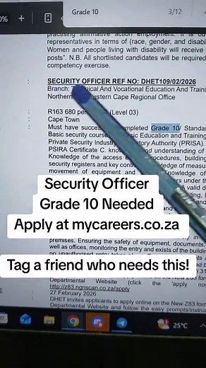 Apply for Security Officer Position Today