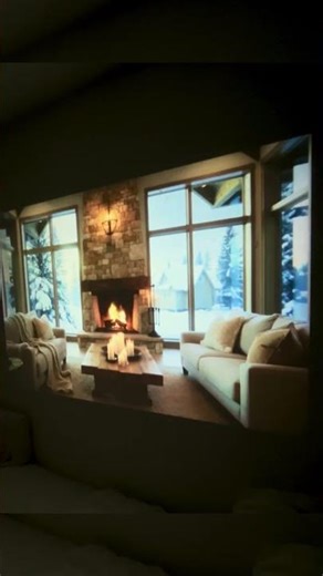 relaxing ambience video on projector