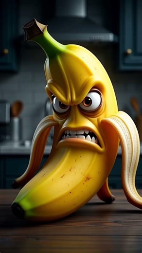 Angry Banana Horror: Don’t Put Me in the Fridge! 🍌🌙 | Scary Food Facts