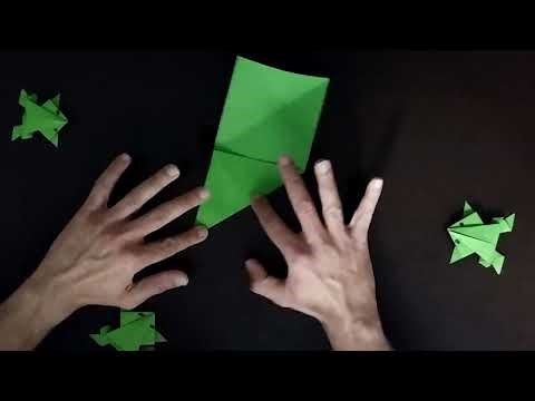 This Paper Frog Actually Jumps! Fun & Easy Tutorial