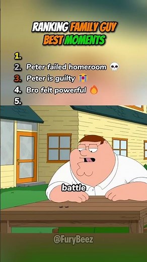 Ranking Family Guy Best Moments 🔥