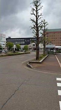 新潟県『長岡駅』東口の様子
