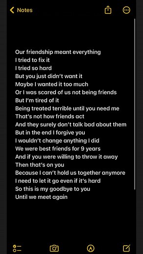 Reflecting on Friendship: A Poetic Goodbye Message