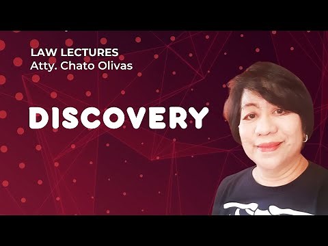 [Civil Procedure] Modes of discovery under Rules 23-29 of the Philippine Rules of Court