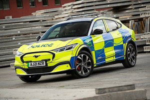 Ford's Mustang Mach-E police car could get the blue light