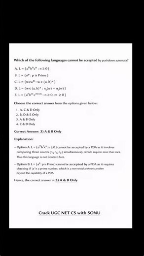 UGC NET CS 2025 | Pushdown Automata | Most Confusing Question Explained 💯
