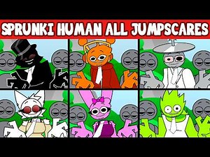 Incredibox Sprunki Retake NEW HUMAN BUT ALL JUMPSCARES Version | NEW MOD | NORMAL VS. HORROR