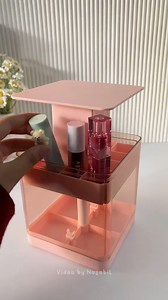 Press-lifting Lipstick Storage Box from www.limegirlstore.com #raklipstik #storage | Limegirl Nails
