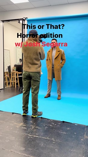 This or That? Horror edition 🔪 with Josh Segarra of Scream 6, Arrow. | Inverse