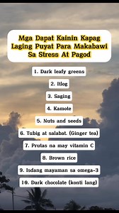 Mga pagkain na dapat kainin pag laging puyat #healthyfood #healthylifestyle #healthyeating #healthiswealth #health #healthtips | Merlyn Bonifacio