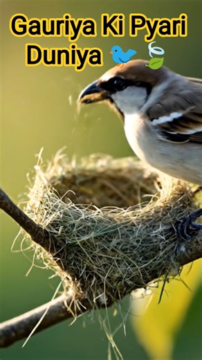 #DreamScreenAI House Sparrow Daily Life | Small Birds Peaceful Documentary 🐦🌿 #BirdDocumentary
