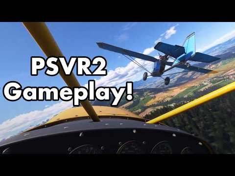 Microsoft Flight Simulator 2024 | First look at PSVR2 Gameplay!