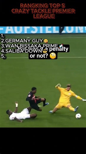 Who`s your favorite??? Rangking of crazy tackle in PL #rangking #shorts #football