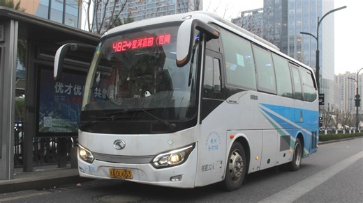 杭州公交482路区间早高峰全程原声原速POV