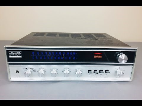 Fisher 202 Vintage Receiver - Demo video after repair & restoration