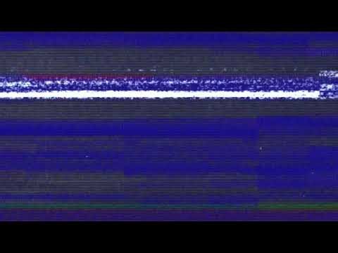 Retro Blue Static Screen 3 HOURS Loop | Vintage CRT Distortion Effect for Ambient Backgrounds & Art
