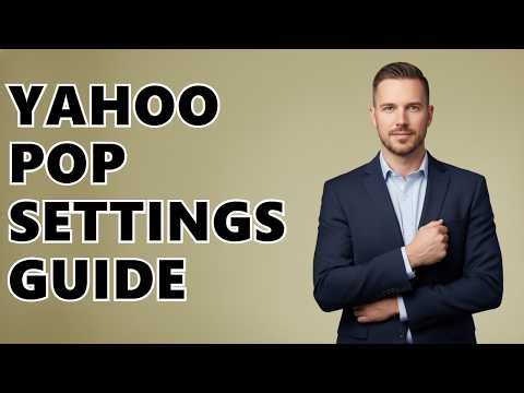 What Are The POP Settings For Yahoo Mail?