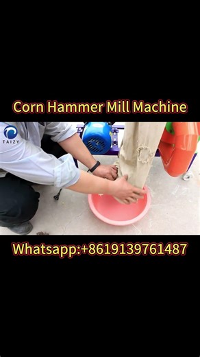 Corn Hammer Mill Machine Working Video | Corn Grinding Process