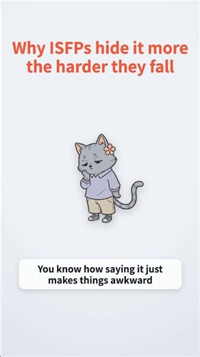 Why ISFPs go quieter around someone they like