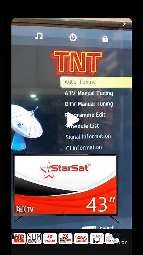 📡 How to add Moroccan TNT channels to a StarSat TV