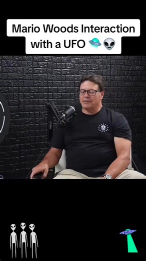 Mario Woods Interaction with a UFO 🛸👽 #aliens #uap #ufo #fyp | Life in the garden