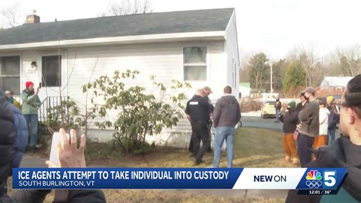 South Burlington police at scene of ICE immigration enforcement action on Dorset Street