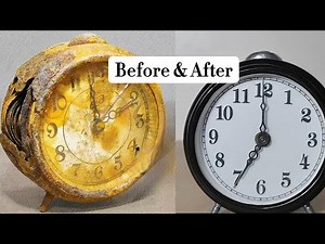 🔨⏰ Full restoration of a UNIQUE 1950s USSR alarm clock! | Before & After