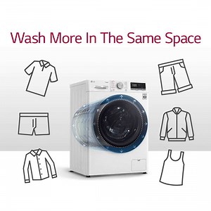 We have enlarged our LG AI DD™ Front Loaders, so you can wash more clothes without needing a giant sized washer 👚✨ Live healthier, Make life easier with LG today! Find out more: http://lge.ai/6181yMBjb #LGMalaysia #LGEMalaysia #BetterLifewithLG | LG Global
