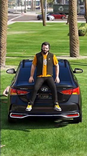 MICHAEL GIFTED LUXURY CAR TO FRANKLIN 😍 #shorts #gta5 #shortsfeed #viralshorts