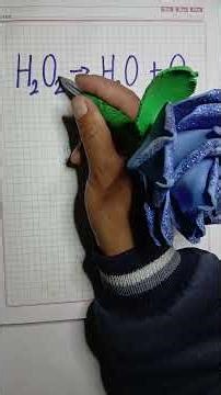 How to equalize hydrogen peroxide