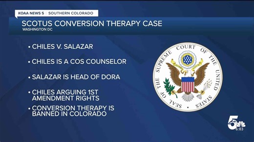 Supreme Court Hears Colorado Springs Case Today - Conversion Therapy Ban Challenged