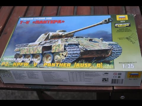 Inbox Review of the 1/35 Scale Panzer V Panther from Zvezda