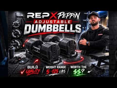 Rep X Pepin Review- Are They the BEST Adjustable Dumbbell?