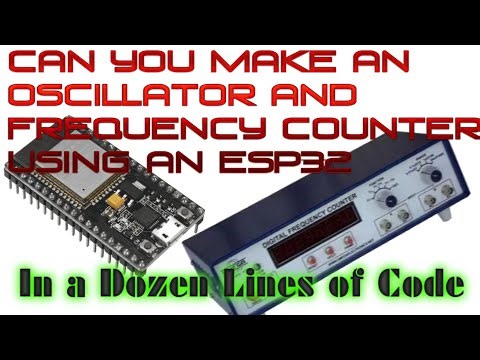 Frequency Counter and Oscillator In a Dozen Lines