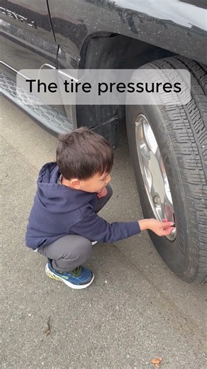 He’s Already Checking Tire Pressure… #gmt800 #fatherson #trucklife