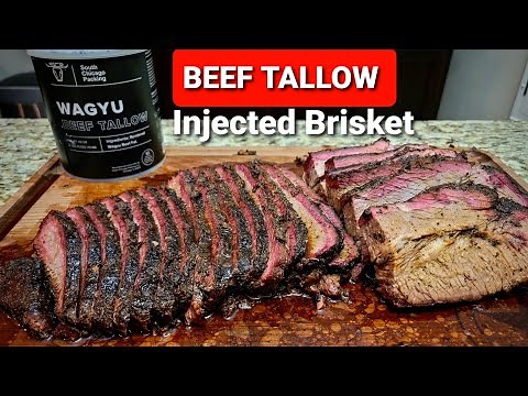 Worlds Cheapest Brisket Injected With Beef Tallow - Smoked Brisket Recipe
