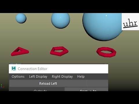 Maya: The Connection Editor