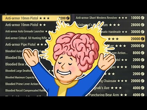 Fallout 76 - Vendor Prices Guide For Legendary Items