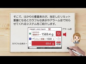 設定重量を超えたらアラーム！ありそうで無かった重量アラームシステムのご紹介！
