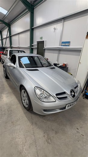 Beautiful 19,500 mile Mercedes SLK200 for sale at Stone Cold Classics!