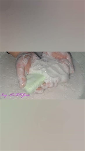 Satisfying ASMR Soap Scrubbing 🫧 3 Colors Creamy Snow Foam & Bubbles (No Talking) ❄️