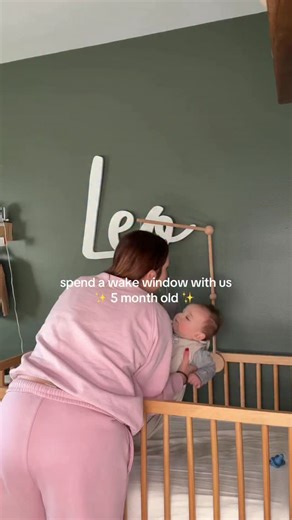 Sabrina Pare on Instagram: "Comment “wake window and I’ll send you a 🔗 to everything we use to play! These wake windows are getting longer and longer, so here are some wake window ideas for a 5 month ✨ #5monthold #wakewindows #babydevelopment #babyactivities #tummytime"