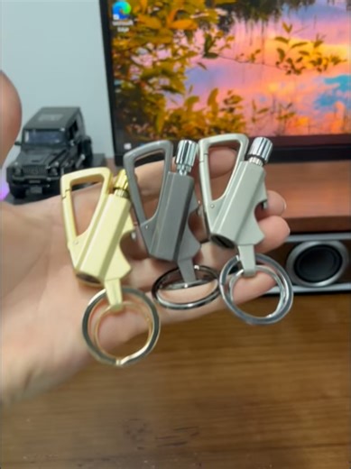 Versatile 3-in-1 Keychain Kerosene Lighter for Outdoor Lovers