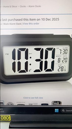 Best Desk Clock Under ₹299 on Amazon!
