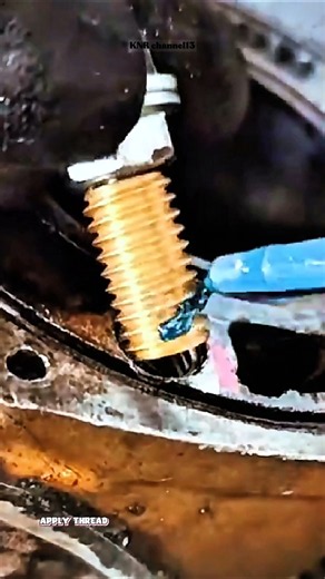 How to Repair Damaged Screw Threads Using a Thread Insert#shorts #satisfying #mechanic #repairs