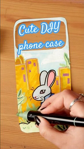 EASY phone case DIY idea for bestie! 💗🐰